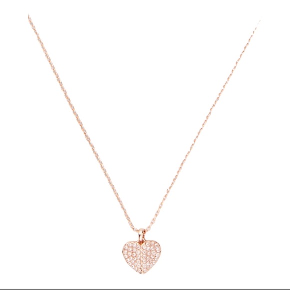Kate Spade Heart to Heart Pave Mini Pendant